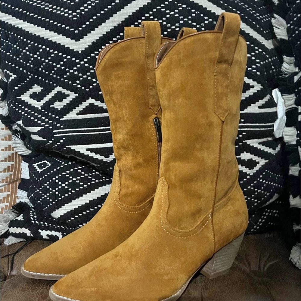 Stylish Brown Heeled Boots for Women